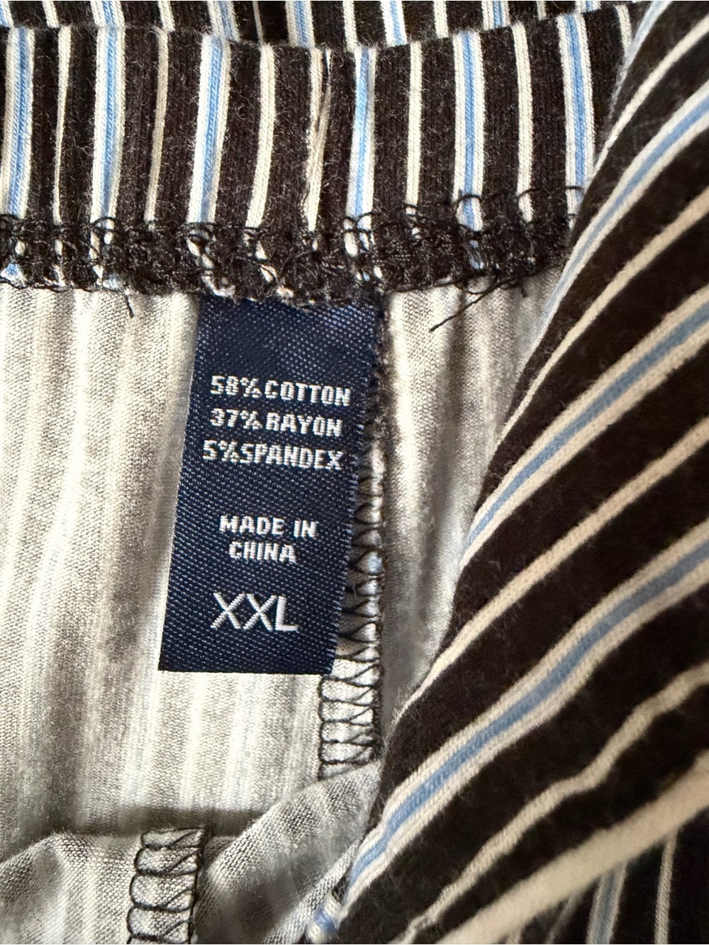 Chaps women’s pinstripe pajamas set size 2X - Picture 4 of 4